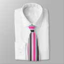Buscar rayas rosadas blancas corbatas Negro