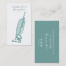 Buscar aspiradora tarjetas de visita Retro