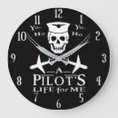 Buscar piloto relojes de pared Aviones