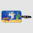 Buscar animales marinos etiquetas para maletas Tiburón