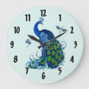Buscar pájaro negro relojes de pared Decorativo