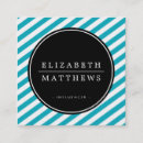 Buscar turquesa y negro tarjetas de visita Jefes