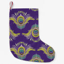 Buscar pavo real calcetines navideños Patrón