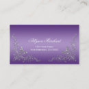 Buscar remolinos la plata de tarjetas de visita Elegante