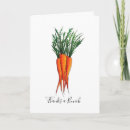 Buscar zanahorias tarjetas Jardinería