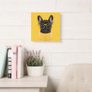 Buscar french bulldog relojes de pared Purebred dog