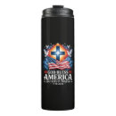 Buscar bandera cristiana tazas Dios bendiga américa