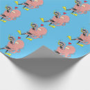 Buscar el bucear papel de regalo Divertido