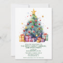 Buscar árbol verde invitaciones de navidad Invitados