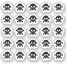 Buscar calaveras pegatinas Negro