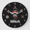 Buscar samurai relojes de pared Ninja