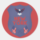 Buscar bandera de nueva york pegatinas Patriota