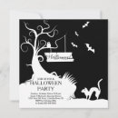 Buscar halloween blanco y negro invitaciones Para todos