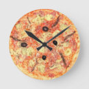 Buscar aceitunas relojes de pared Pizza