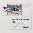 Buscar remolque tarjetas de visita Camioneta