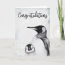 Buscar pingüino del tarjetas enhorabuena de bebe Recién nacido