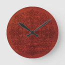 Buscar color rojo oscuro relojes de pared Para todos