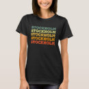Buscar stockholm camisetas Retro