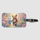 Buscar oso de peluche etiquetas para maletas Adorable