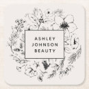 Buscar marco floral posavasos Moderno