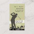 Buscar el golfing tarjetas de visita Deportes
