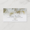 Buscar fotografía floral tarjetas de visita Margarita