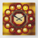 Buscar luminoso relojes de pared Rojo