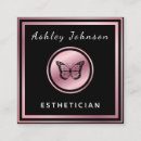 Buscar butterfly tarjetas de visita Rosa
