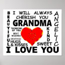 Buscar amo a mi abuela posters Corazón