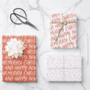Buscar felices navidad papel de regalo Festivo