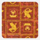 Buscar del samurai pegatinas Red