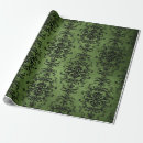 Buscar damask papel de regalo Verde
