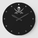 Buscar calavera relojes de pared Espadas cruzadas