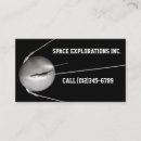 Buscar satélite tarjetas de visita Ciencia
