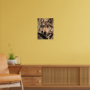 Buscar lobos salvajes posters Bosque