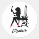 Buscar silueta negra pegatinas Elegante