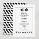Buscar king queen invitaciones Elegante