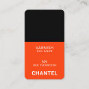 Buscar esmalte uñas de tarjetas de visita Manicurista