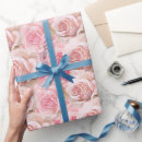 Buscar flores románticas papel de regalo Prometida