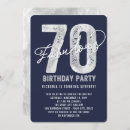 Buscar septuagésimo invitaciones Moderno