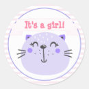 Buscar baby shower niña pegatinas Morado