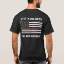 Buscar delgado camisetas Bombero