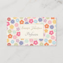 Buscar flores retras tarjetas de visita Para ella