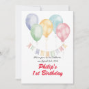 Buscar globos bonitos invitaciones Segundo