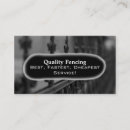 Buscar fence tarjetas de visita Valla