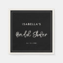 Buscar modernas servilletas de papel Blanco y negro