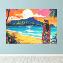 Buscar paisaje tropical lienzos Playa