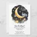 Buscar moon and stars invitaciones baby shower Elegante