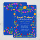 Buscar royal blue invitaciones Floral