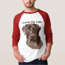 Buscar amo el chocolate camisetas Labrador